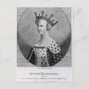 Queen Katherine pub. in 1792 Postcard