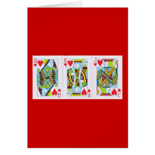 Queen,King,Jack of Hearts