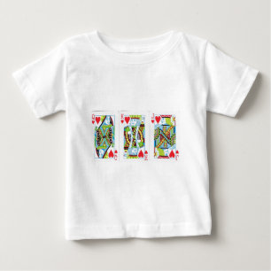 Queen,King,Jack of Hearts Baby T-Shirt