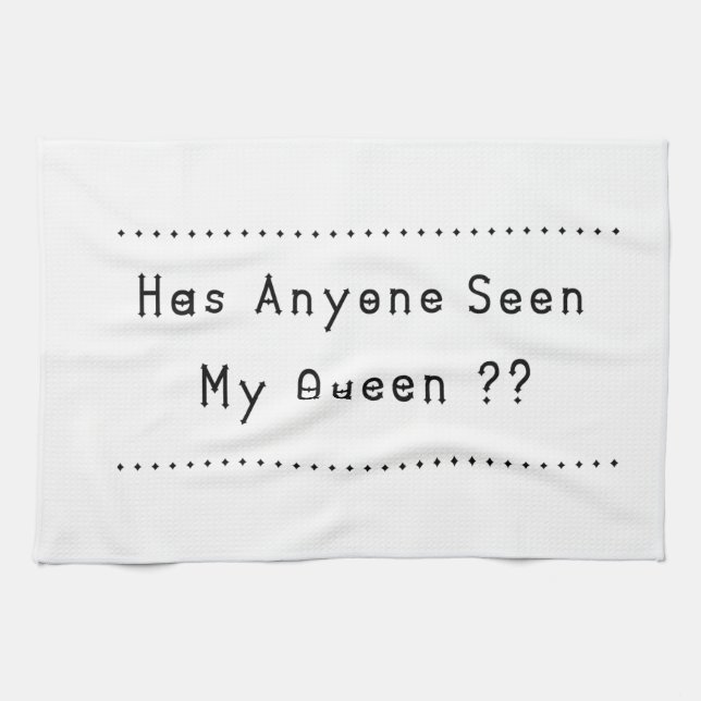 Queen Kitchen Towel (Horizontal)