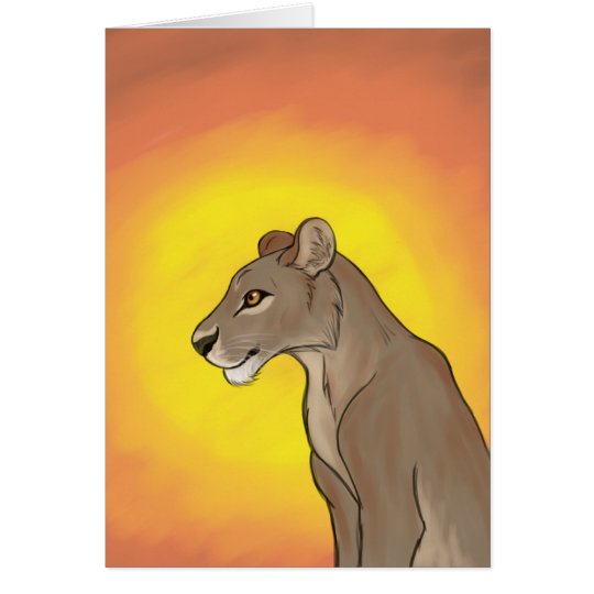 Queen Lioness Card