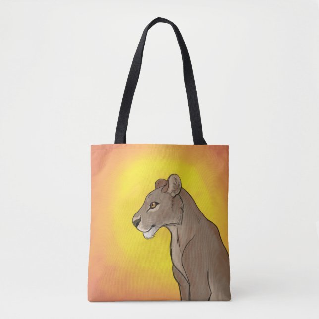 Queen Lioness Tote Bag (Front)