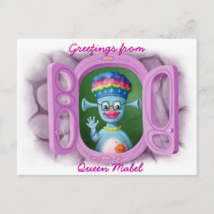 Queen Mabel & Cedric Postcard