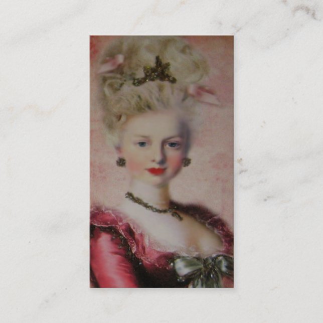 Queen Marie Antoinette ~ Business Card (Front)