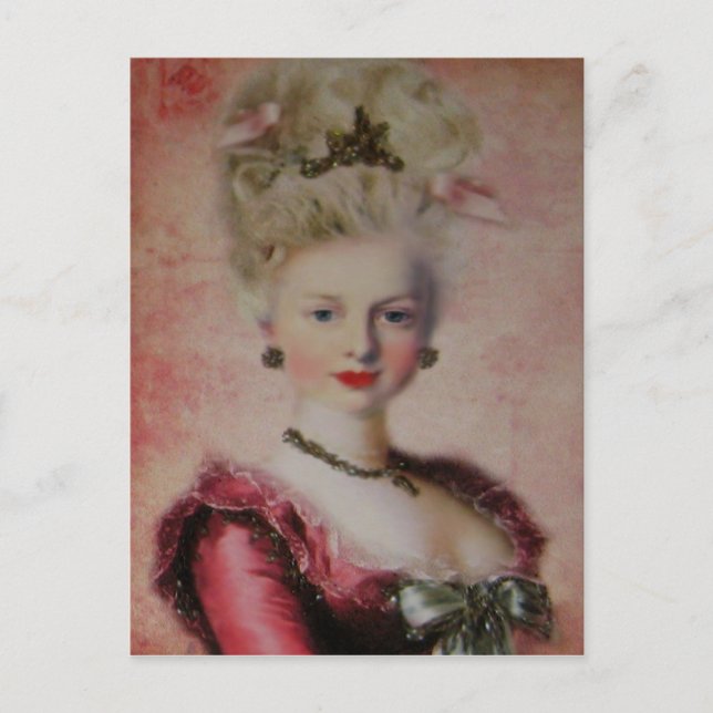 Queen Marie Antoinette ~ Carte postale / Invitatio (Devant)