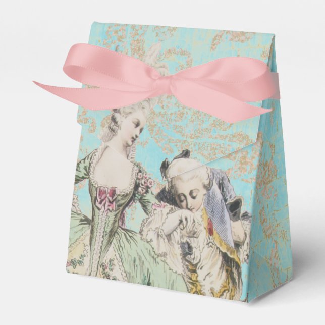 Queen Marie Antoinette (More Options) - Favor Box (Front Side)