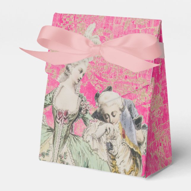 Queen Marie Antoinette (More Options) - Favor Box (Front Side)