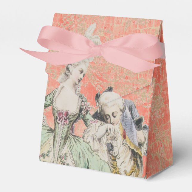 Queen Marie Antoinette (More Options) - Favor Box (Front Side)