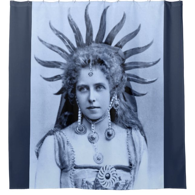 Queen Marie of Romania as the Sun Queen - blue (Front)