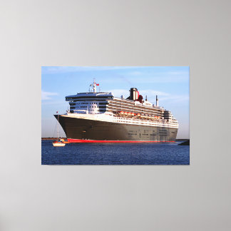 Queen Mary 2 Cruise Ship Canvas Print
