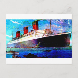 QUEEN MARY 2 POSTCARD