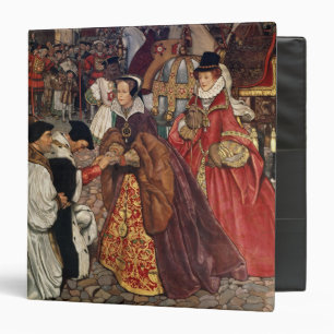 Queen Mary and Princess Elizabeth entering Binder