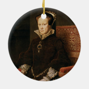 Queen Mary I of England Maria Tudor by Antonis Mor Ceramic Ornament