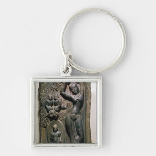 Queen Maya giving birth to the future Buddha Keychain