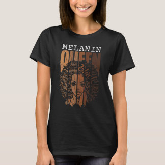 Queen Melanin Black History Month African American T-Shirt