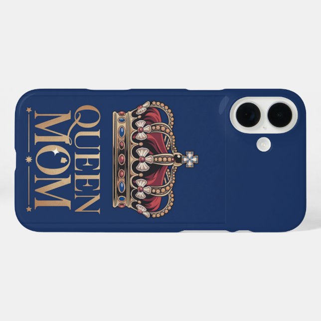 Queen Mom Crown Case-Mate iPhone Case (Back (Horizontal))