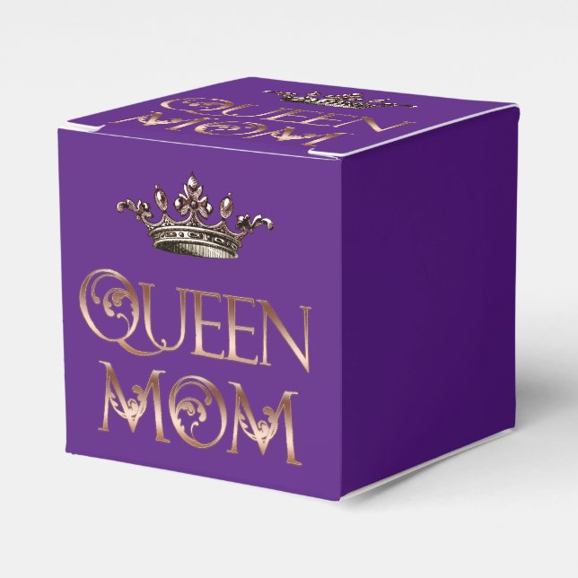 Queen Mom  Favor Box (Front Side)