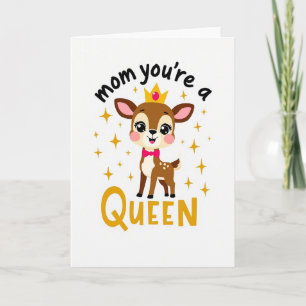 Queen Mom Illustration Card
