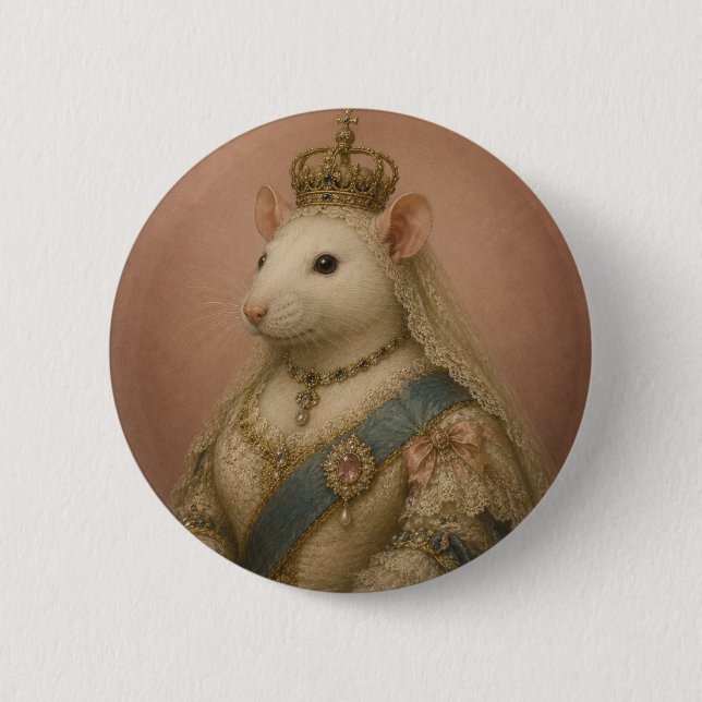 Queen Mousebeth 2 Inch Round Button (Front)