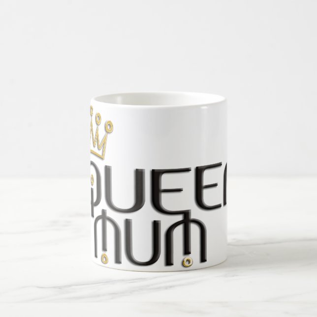 Queen Mum / gold crown Coffee Mug (Center)