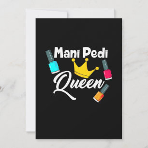 Queen Nail Artist Invitation