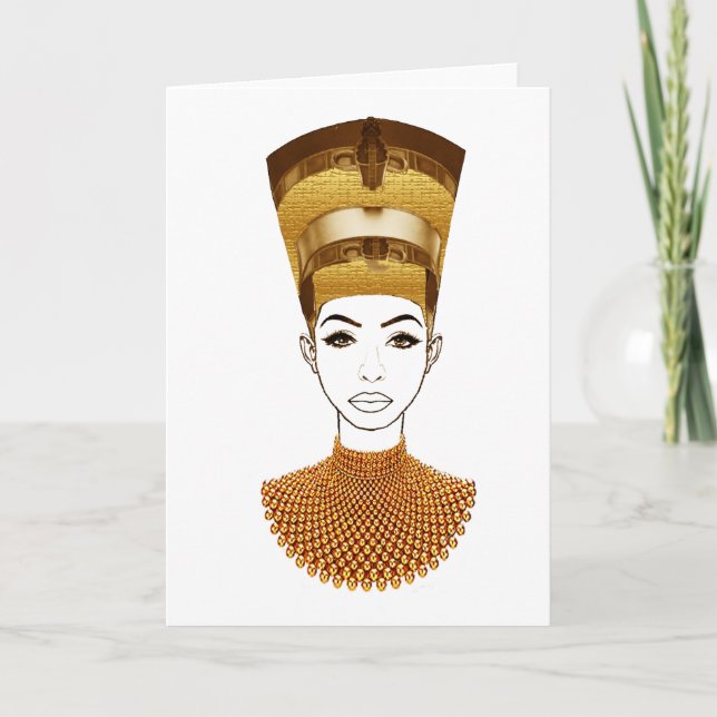 Queen Nefertiti Card (Front)