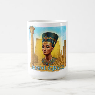 Queen Nefertiti Royal Grace – Ancient Egyptian Que Coffee Mug