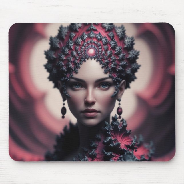 Queen Newtonbrot In All Her Royal Glory Mouse Pad (Front)