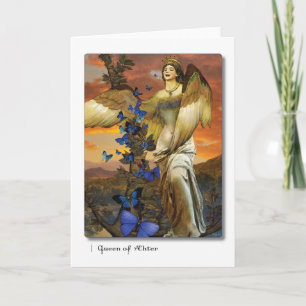 Queen of Aether Tarot Greeting Card