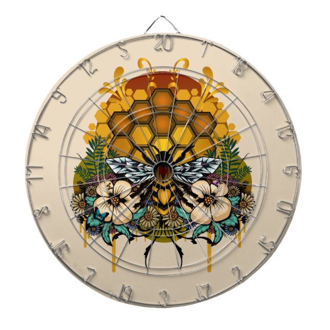 Queen Of Bees  Dartboard (Front)