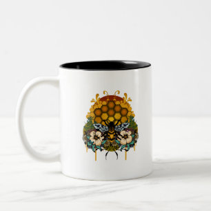Queen Of Bees Two-Tone Coffee Mug