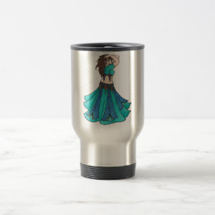 Queen of Beledi Belly Dancer Travel Mug