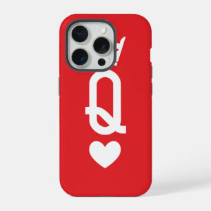 Queen of cards iPhone 15 pro case