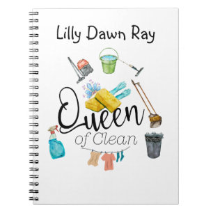 Queen Of Clean Notebook