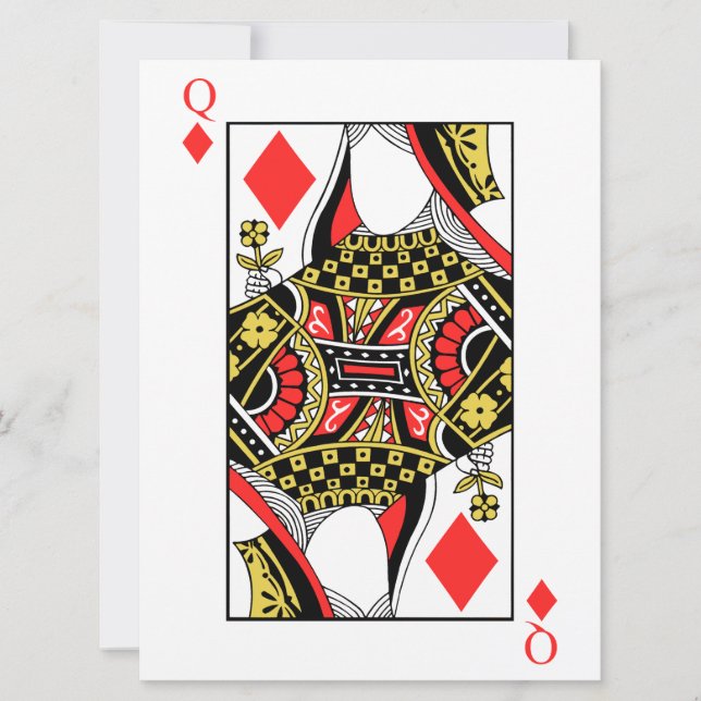 Queen of Diamonds - Add Your Image (Front)