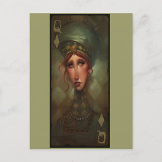 Queen of Diamonds Postcard