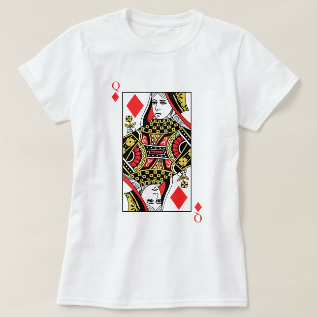 Queen of Diamonds T-Shirt (Design Front)