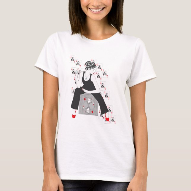queen of diamonds T-Shirt (Front)
