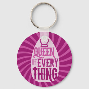 Queen of Everything Keychain