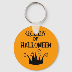 Queen of Halloween Keychain