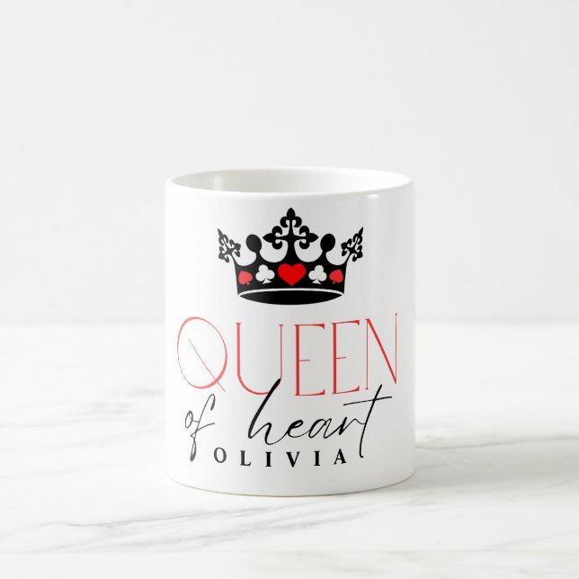 Queen of heart Crown Coffee Mug (Center)