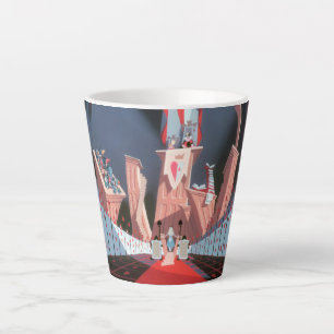 Queen of Hearts   Alice in Her Court Latte Mug
