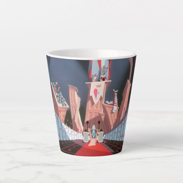 Queen of Hearts | Alice in Her Court Latte Mug (Front)