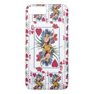 Queen of Hearts and Flowers iPhone 8 Plus/7 Plus Case
