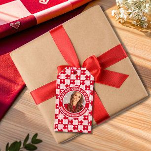 Queen Of Hearts Bridal Shower Photo Thank You Gift Tags