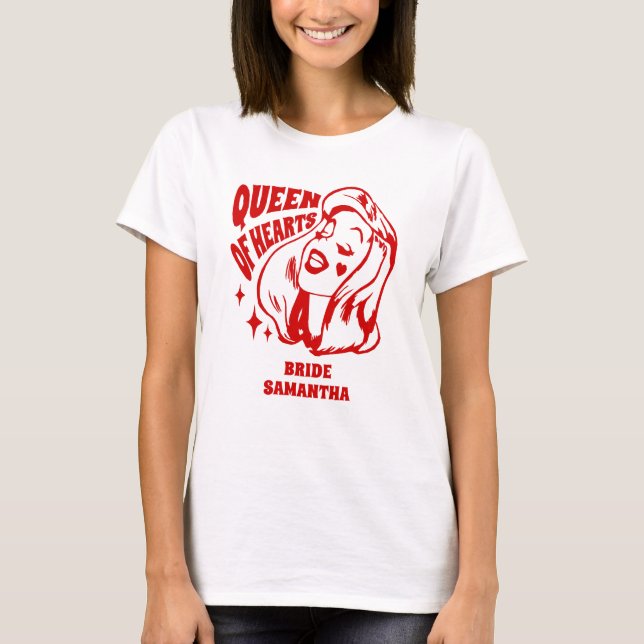 Queen of Hearts Bride T-Shirt (Front)