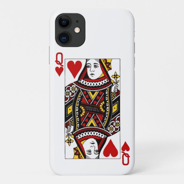 Queen of Hearts Case-Mate iPhone Case (Back)