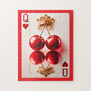 Queen of Hearts: Cherry Royale Jigsaw Puzzle