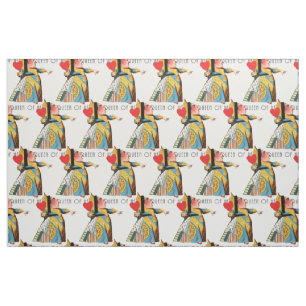 Queen of Hearts Classic Alice and Wonderland Fabric