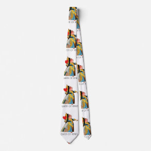Queen of Hearts Classic Alice and Wonderland Tie